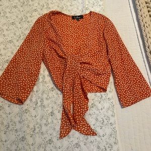 Lulus front tie top